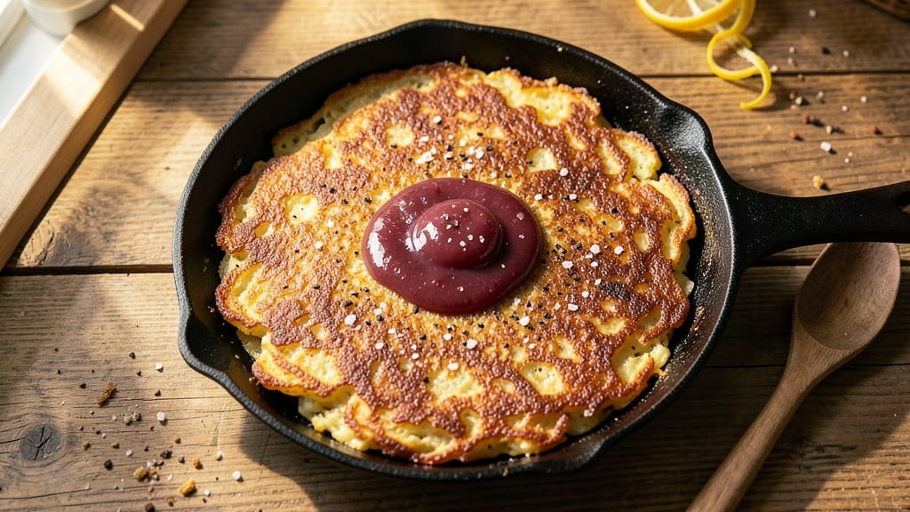 Authentic German Potato Pancake Recipe: Crispy Lattice Edges and Fluffy Potato Hearts