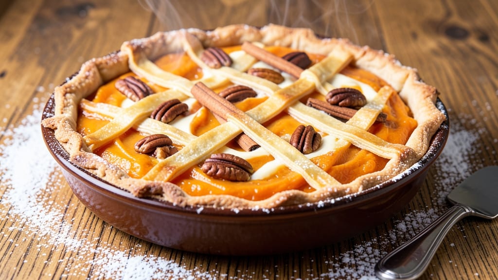 10 Inch Sweet Potato Pie Recipe: Deep Spiced Crust and Ultra-Smooth Filling