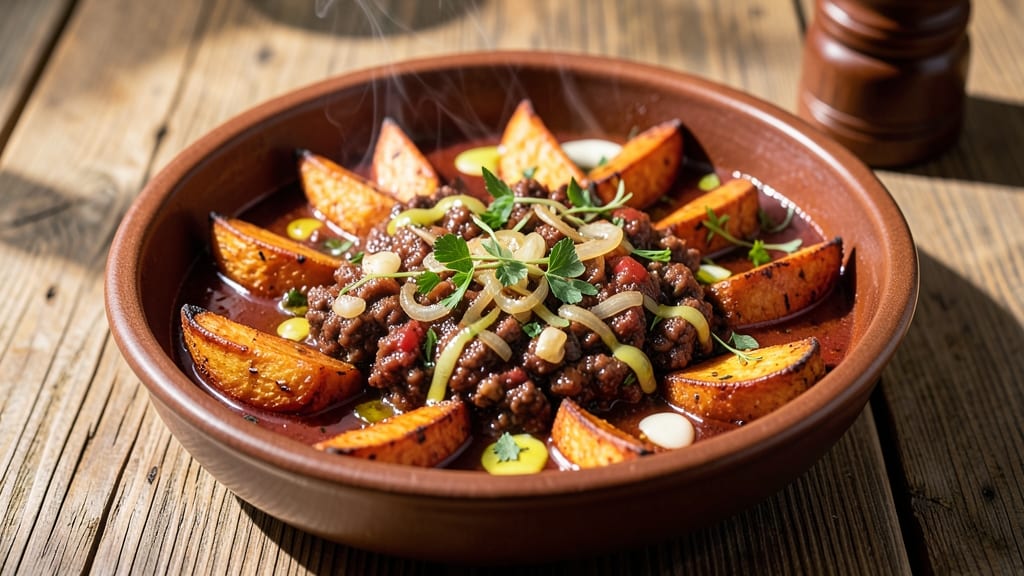 Sweet Potato and Minced Meat Recipe: Savory-Sweet One-Pan Bake