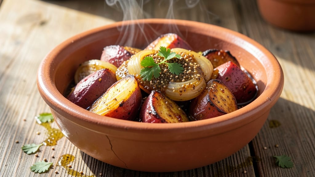 Sweet Potato Tagine Recipe: Moroccan-Spiced Stew With Caramelized Sweetness