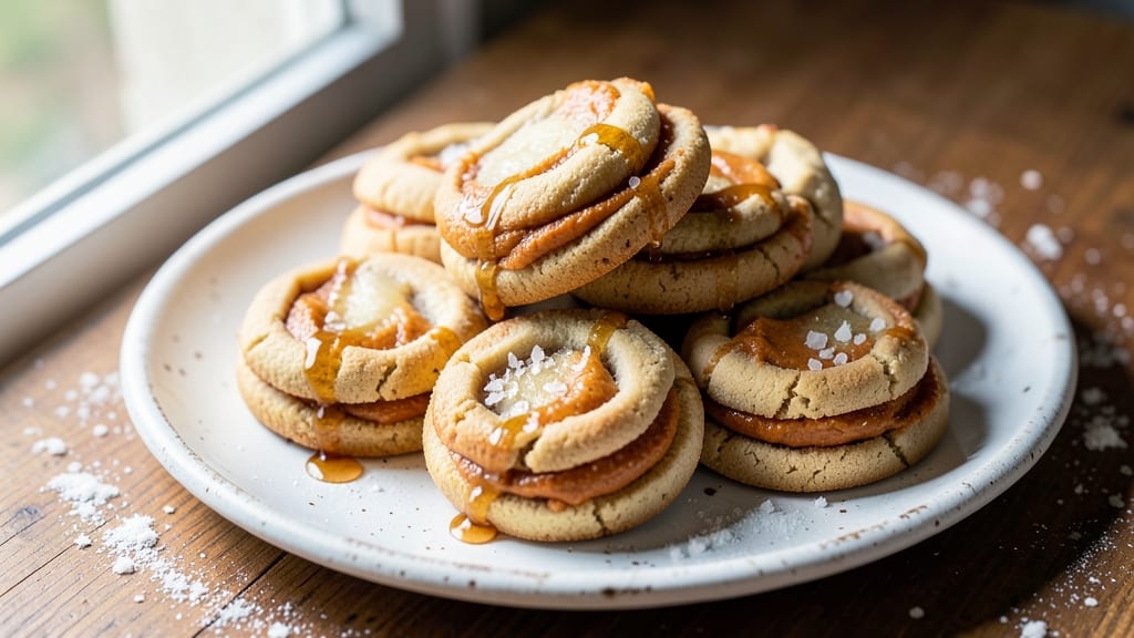 Sweet Potato Thumbprint Cookies Recipe: Buttery Crust and Cheese Swirl Magic