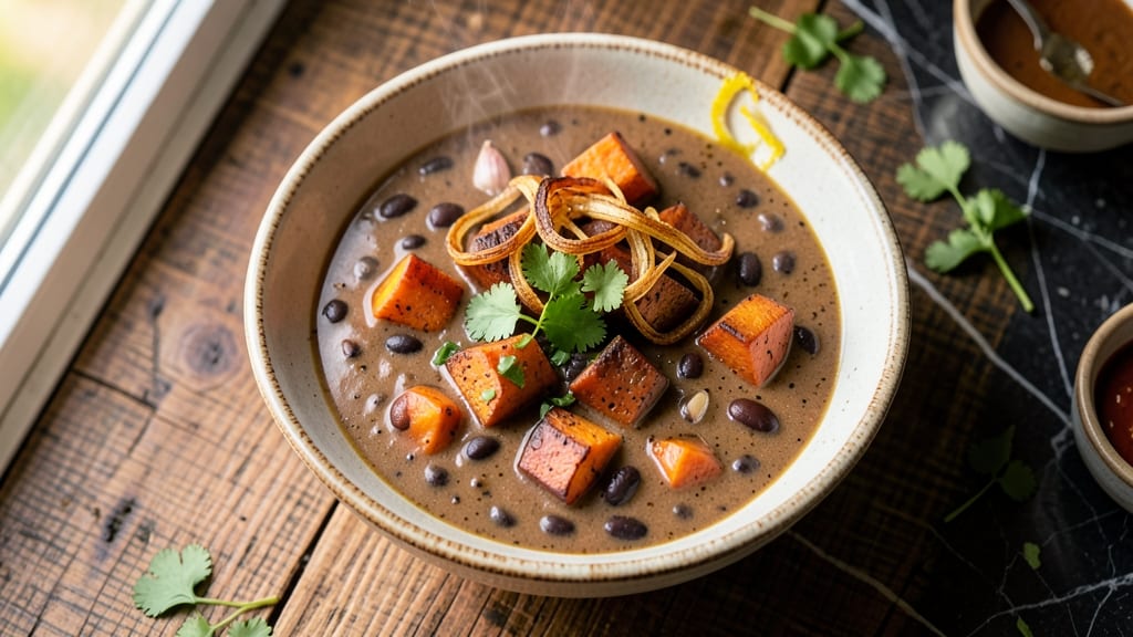 Sweet Potato and Bean Soup Recipe: Smoky Roasted Depth Meets Hearty Simmered Comfort