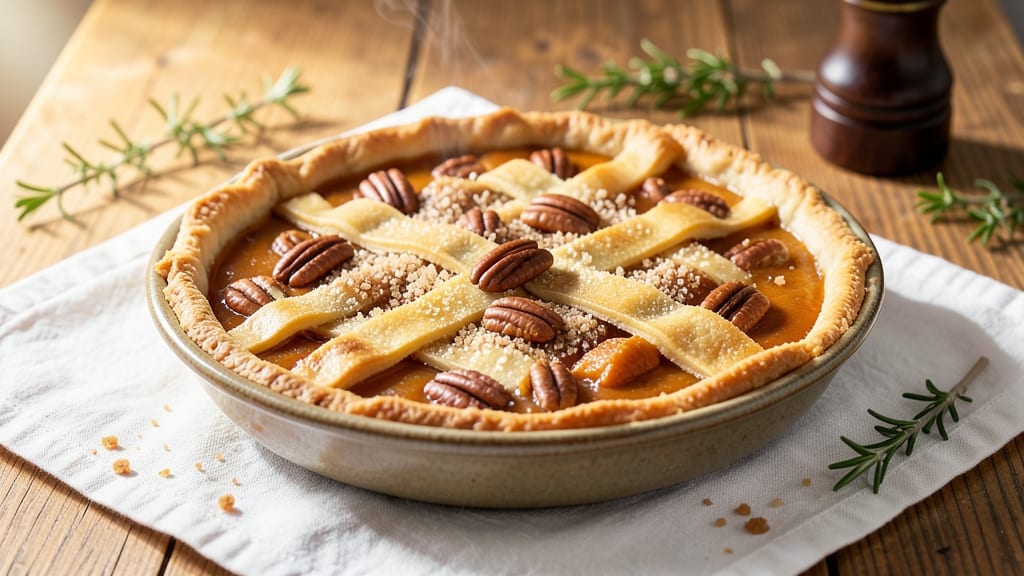 Southern Sweet Potato Pecan Pie Recipe: Crispy Lattice Crunch Over Silky Filling