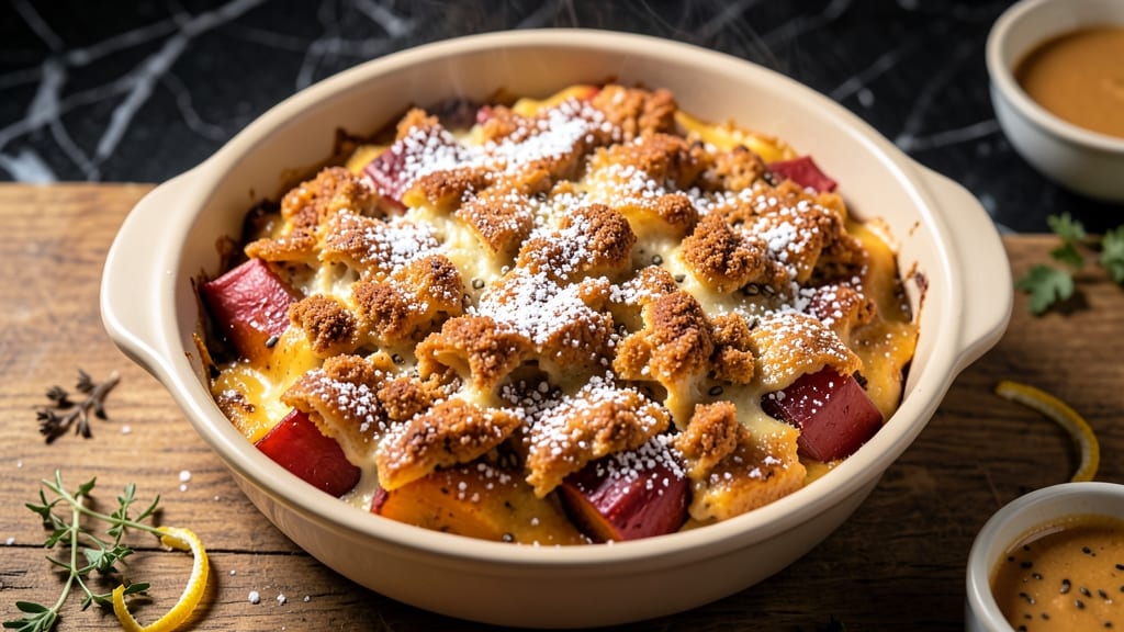 Sweet Potato Casserole Recipe in Spanish: Crispy Top, Creamy Cheese Swirl Harmony