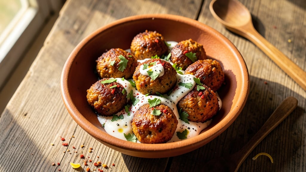 Sweet Potato Tikki Recipe: Crispy-Edged Spiced Bites With Herbed Yogurt Dip