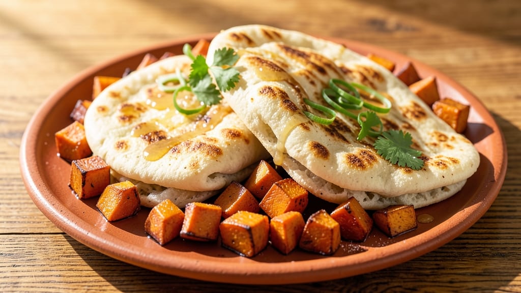 Sweet Potato Naan Bread Recipe: Pillowy Spice-Infused Flatbread With Roasted Sweetness
