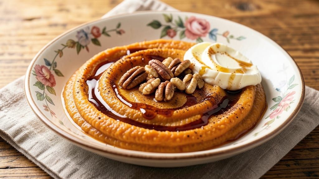 Sweet Potato Puree Recipe Combinations: Spiced Rum Swirl Dessert With Crispy Top