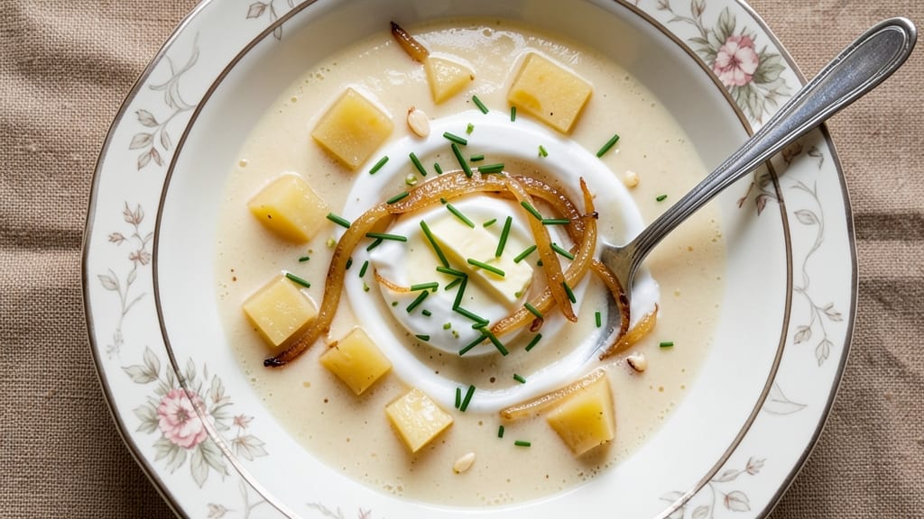 Basic Cream of Potato Soup Recipe: Velvety Silky Smoothness in 30 Minutes