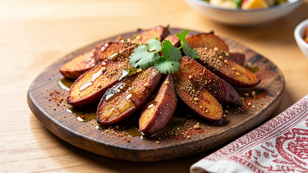 Sweet Potato Indian Snack Recipe: Crispy Papadum-Style Crunch With Spiced Masala Kick
