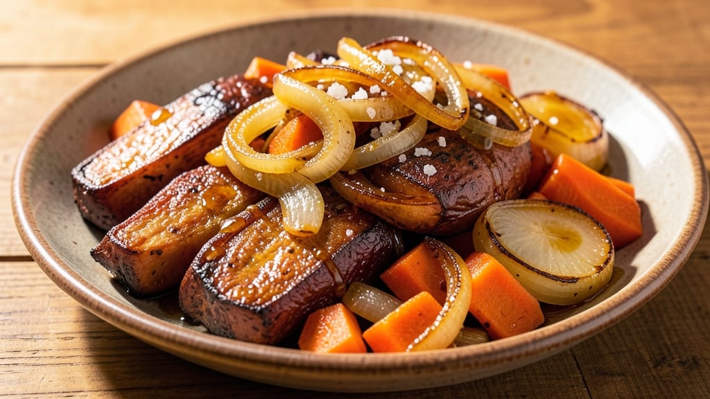 Sweet Potato Carrot Onion Recipe: Honey-Glazed Roast With Caramelized Crunch