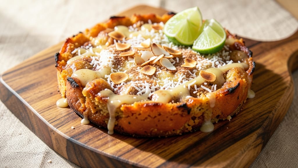 Belizean Sweet Potato Pone Recipe: Spiced Coconut-Crusted Comfort in One Pan