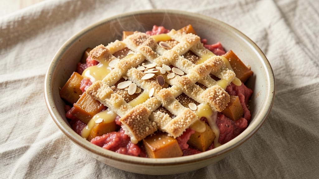 Weight Watchers Sweet Potato Casserole Recipe: Crispy Lattice Top, Creamy Cheese Swirls