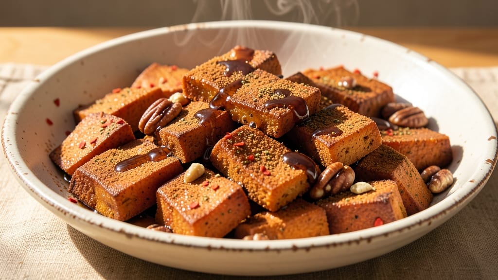 Sweet Potato Chew Recipe: Spiced Rum-Infused Crunch With Silky Centers