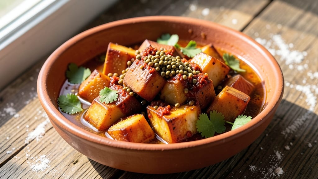 Sweet Potato Sabji Recipe: Spiced Roast with Charred Edges and Creamy Centers