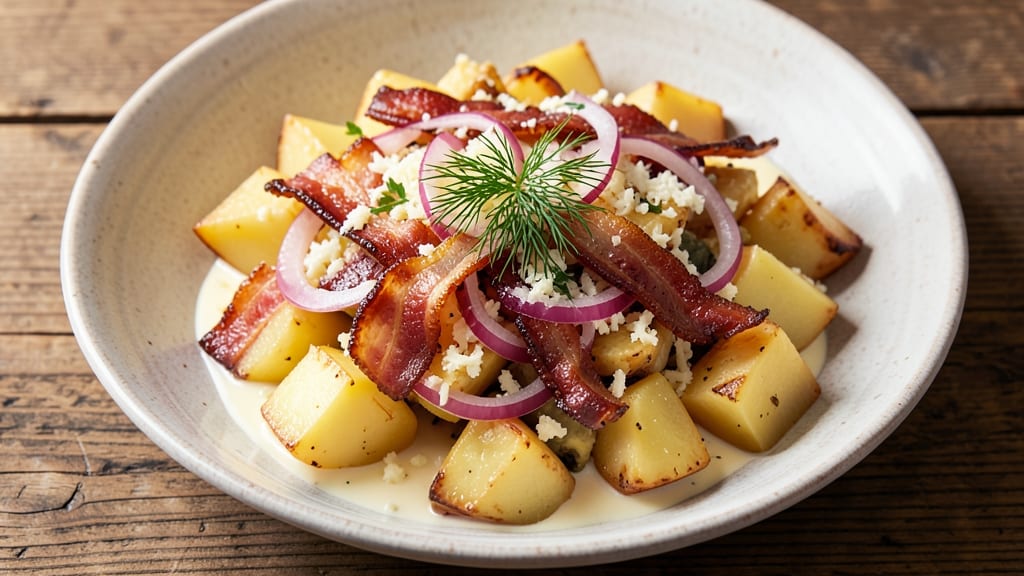 Bacon Cheese Potato Salad Recipe: Smoky Crunch Meets Creamy Comfort in One Bowl