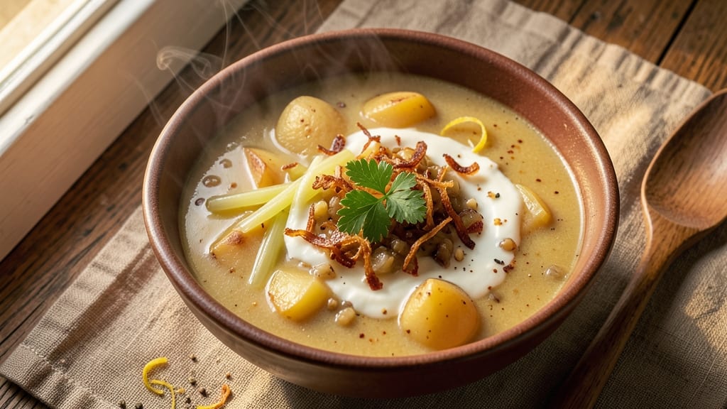 Basic Potato Soup Recipe With Chicken Broth: Velvety Texture From Slow-Simmered Roots