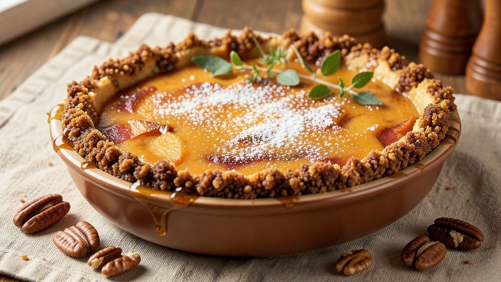 Sweet Potato Pie With Pecan Crust Recipe: Nutty Crunch Meets Velvety Spice Harmony