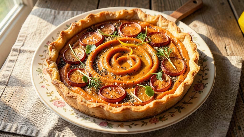 Vegan Sweet Potato Quiche Recipe: Crispy Crust, Spiced Filling, No Eggs Needed