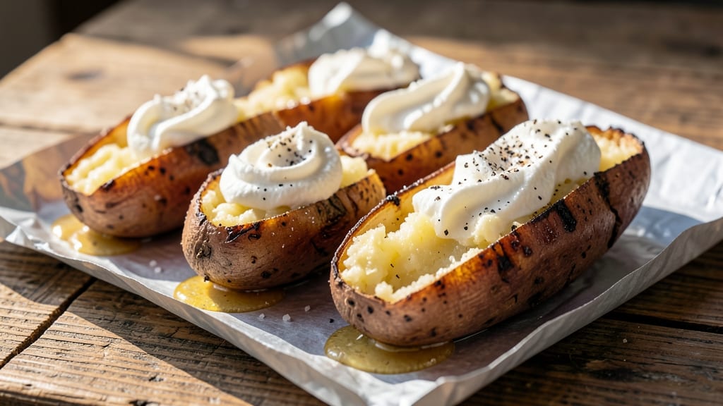 Baked Potato Foil Grill Recipe: Charred Crust and Fluffy Heart in 30 Minutes