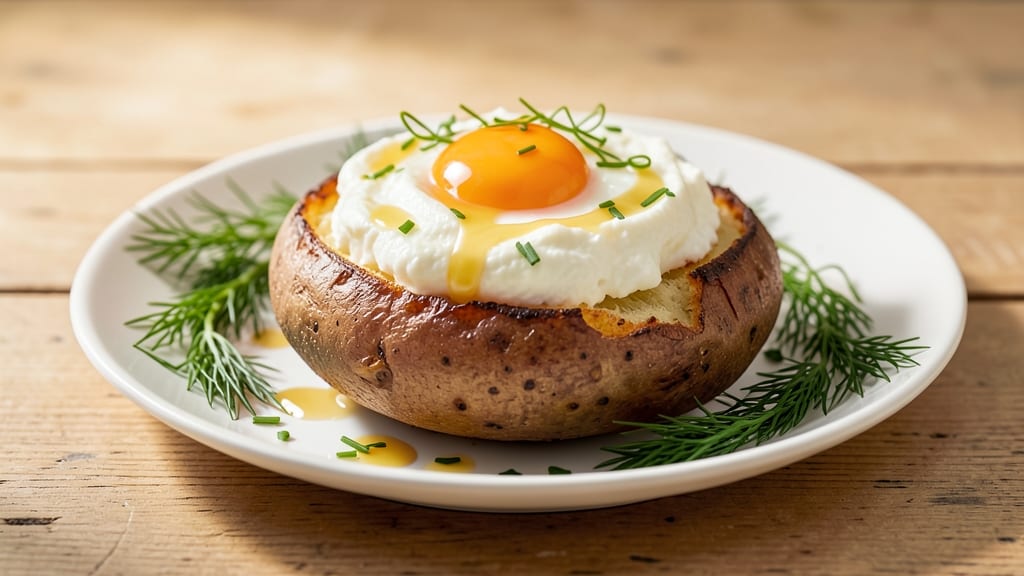 Baked Potato With Cottage Cheese Recipe: Crispy Skin, Creamy Swirl Harmony