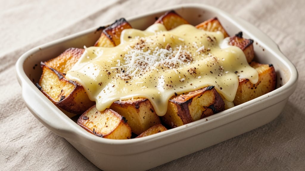 Baked Potato Squares Recipe: Crispy Cheese-Crusted Bites in 25 Minutes