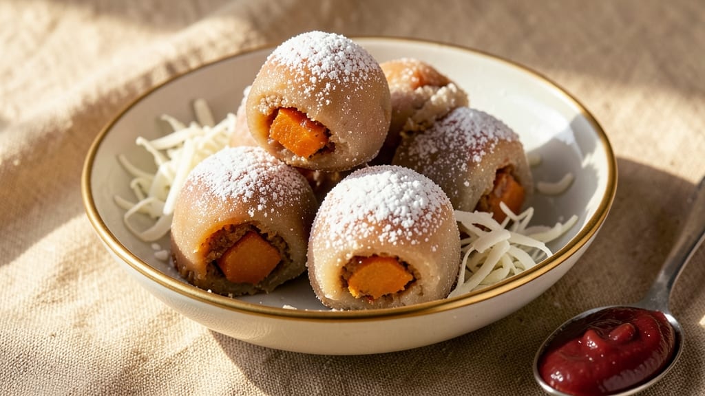 Sweet Potato Mochi Balls Recipe: Pillowy Gluten-Free Bites with Coconut Crunch
