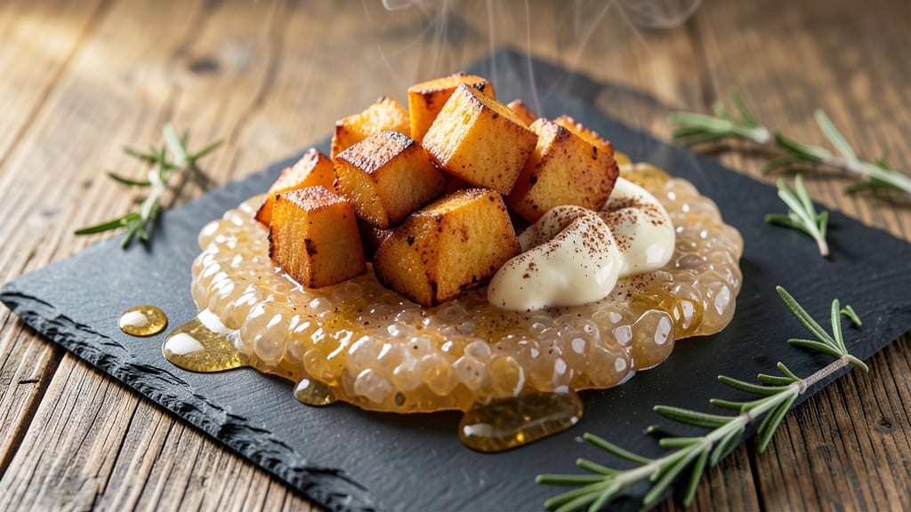 Sweet Potato Tapioca Recipe: Sticky, Caramelized Bites With Chewy Texture