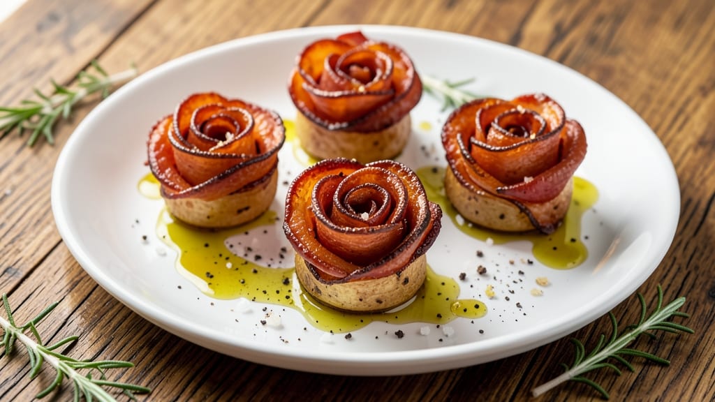 Bacon-Wrapped Potato Roses Recipe: Crispy Edges and Smoky Sweet Potato Magic