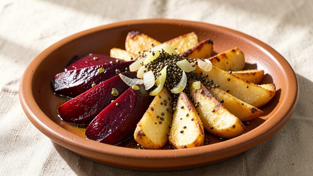 Beetroot Potato Indian Recipe: Spiced Roast with Earthy Sweetness