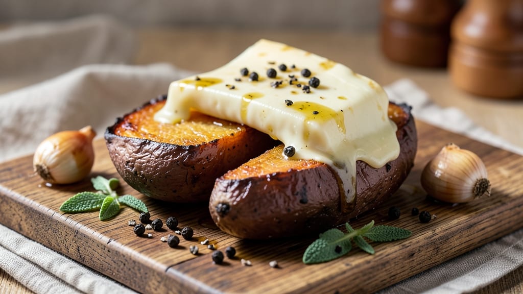 Sweet Potato Fontina Cheese Recipe: Crispy Top, Melty Cheese Bites
