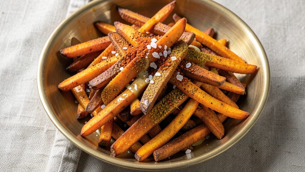 Sweet Potato Fry Indian Recipe: Turmeric-Spiced Crunch With Charred Edges