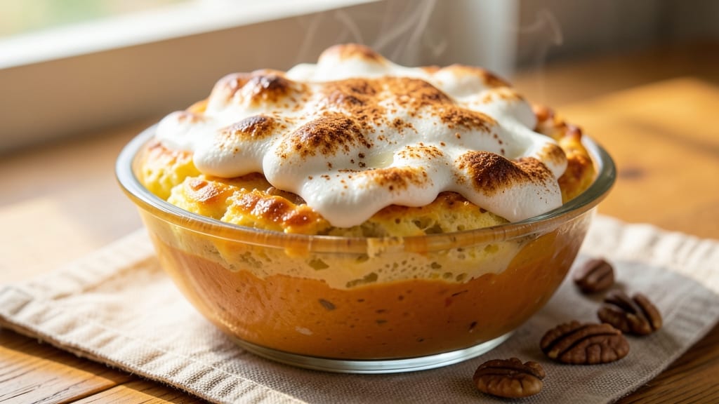 Sweet Potato Soufflé Recipe With Marshmallow Topping: Pillowy Rise and Toasted Sweetness