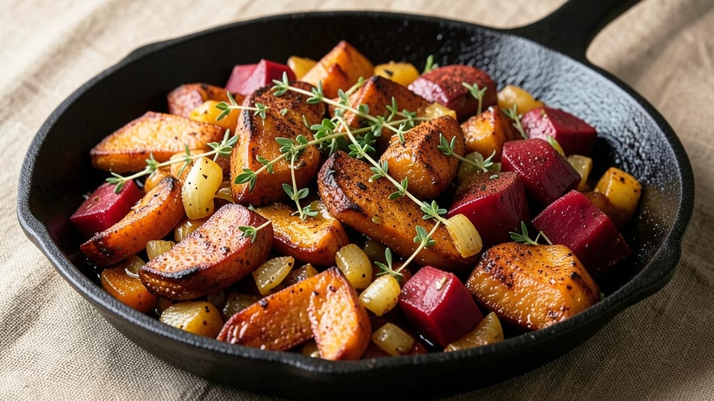 Sweet Potato Beet Hash Recipe: Earthy-Sweet Crisp-Top Breakfast Powerhouse