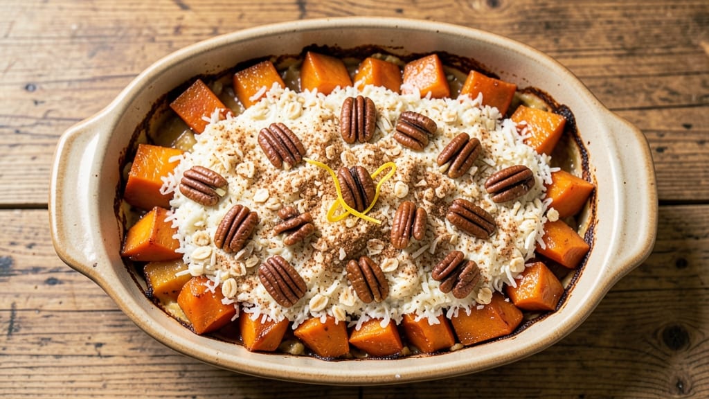 Sweet Potato Casserole Recipe Without Sugar: Spiced Crust and Creamy Coconut Magic