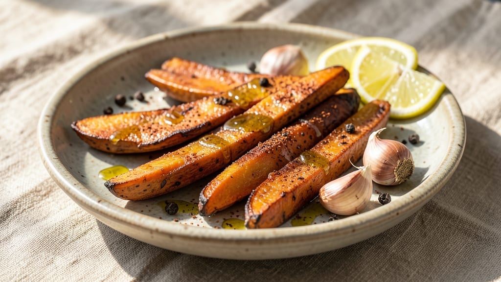 Sweet Potato Spears Recipe: Crispy Edges, Soft Hearts in One Pan