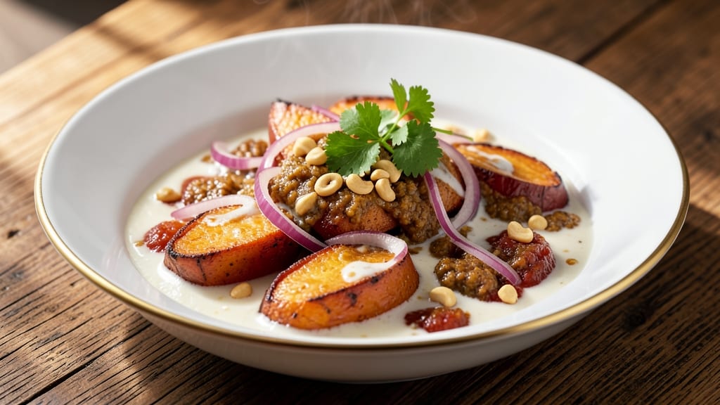 Sweet Potato Korma Recipe: Spiced Coconut Cream Velvety Richness
