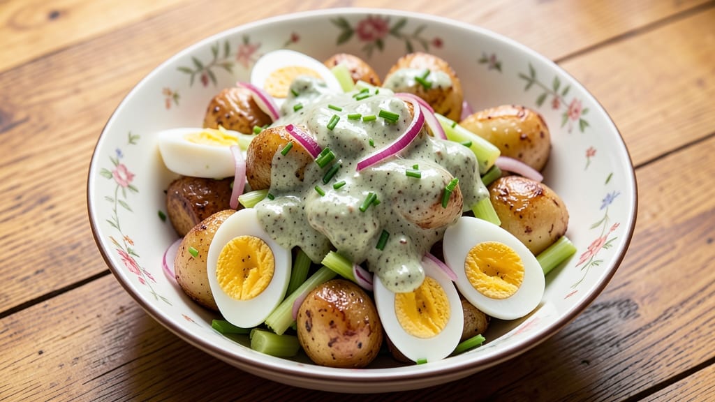 Best Potato Salad Recipe UK: Mayonnaise-Free Crunch With Mustard and Herbs