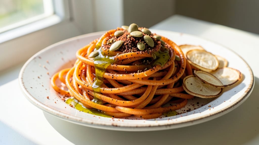 Spiralized Sweet Potato Noodles Recipe: Roasted Spice Crunch With Silky Tenderness