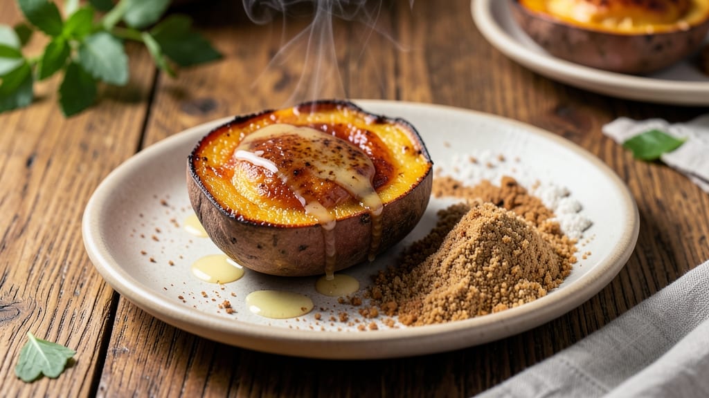 Best Baked Sweet Potato Dessert Recipe Ever: Crispy Lattice Crown Over Silky Spice-Filled Core