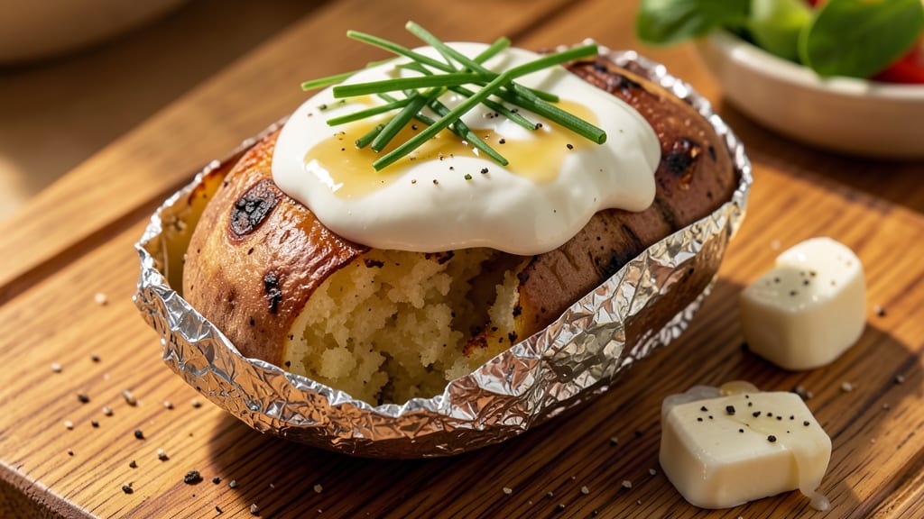Baked Potato Wrapped in Foil Recipe: Crispy Crust, Fluffy Heart in 45 Minutes