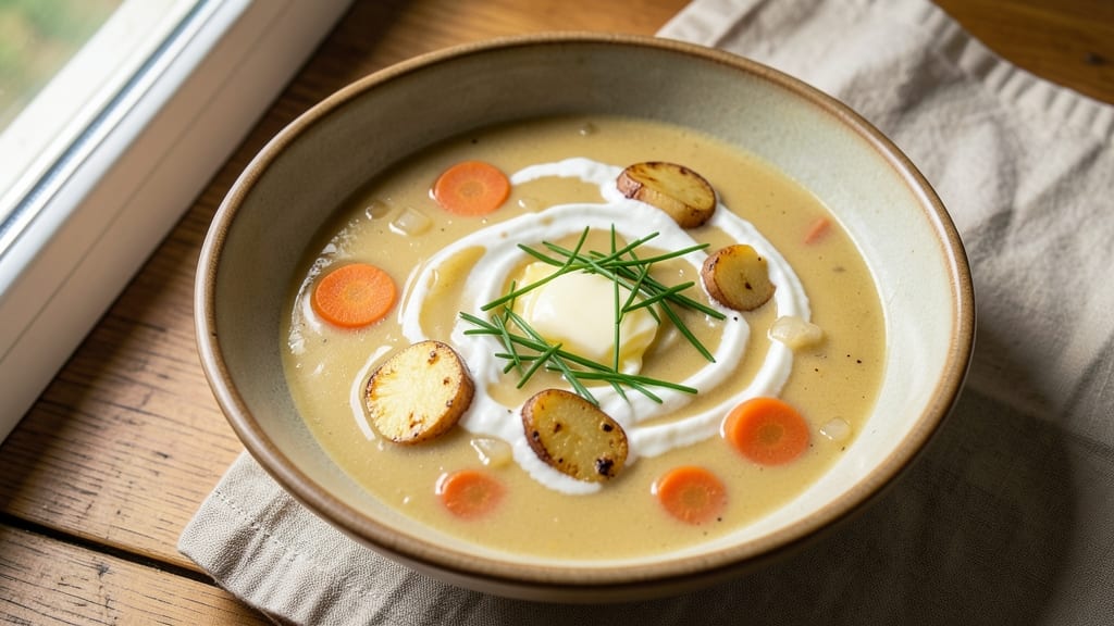 Baked Potato Soup Recipe with Chicken Broth: Velvety Creaminess and Savory Depth