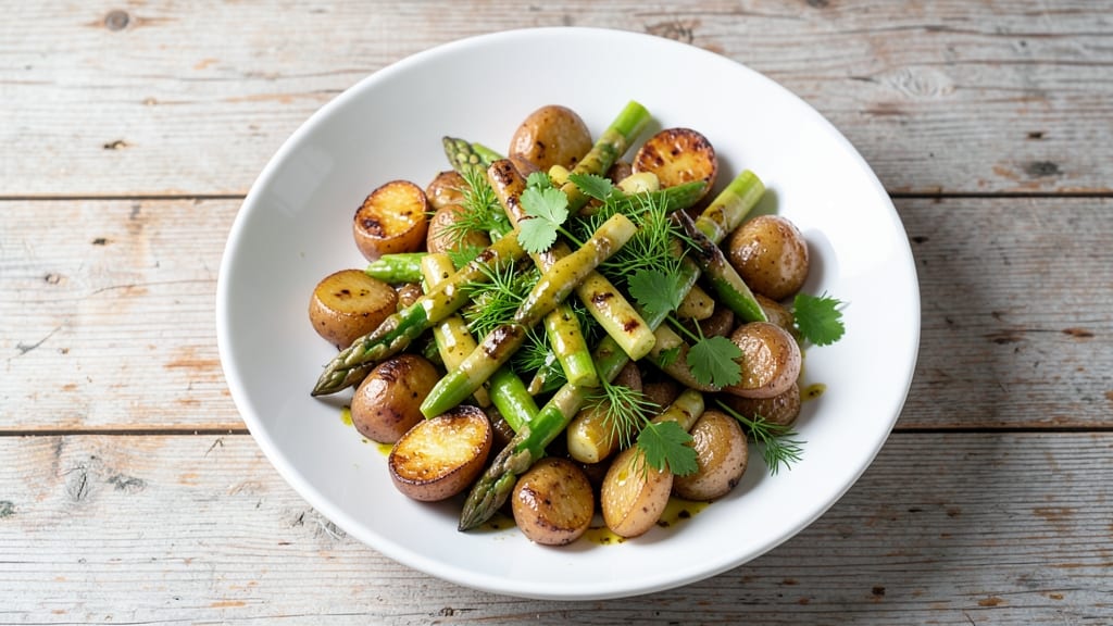 Asparagus and Potato Salad Recipe: Bright Herb-Dressed Freshness in 20 Minutes