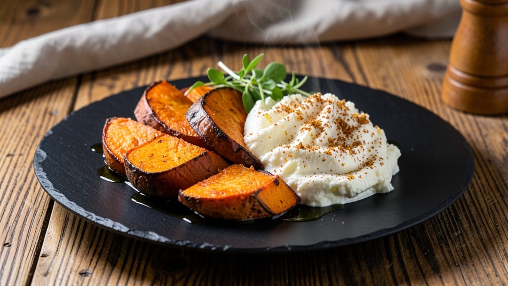 Viral Sweet Potato Cottage Cheese Recipe: Roasted Spice Harmony in One Pan