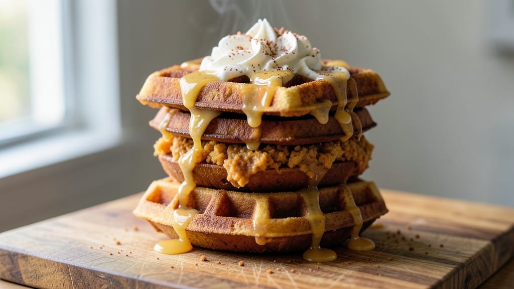 Sweet Potato Waffle Sandwich Recipe: Crispy Griddle Crunch With Sweet Spice Swirl