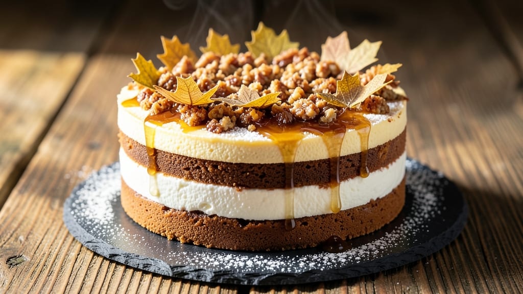 Sweet Potato Maple Layered Cheesecake Recipe: Caramelized Top Meets Silky Spiced Filling