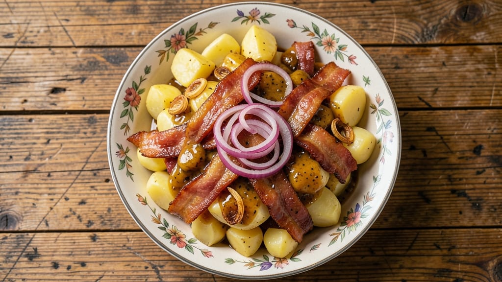 Authentic Warm German Potato Salad Recipe: Crispy Mustard-Vinegar Bites Without Mayo