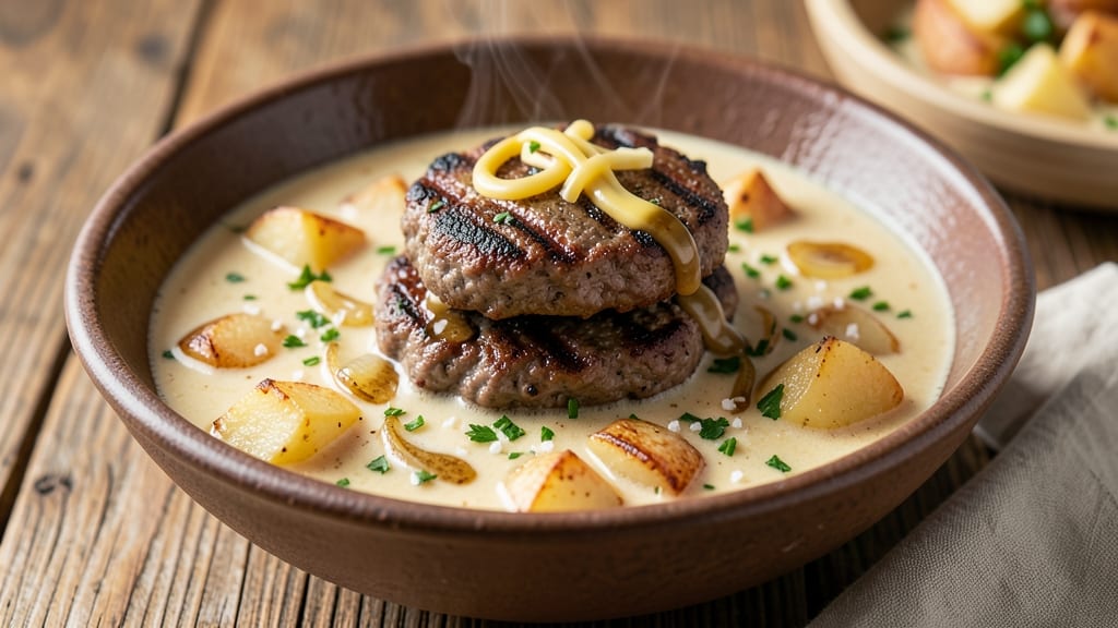 Backyard Burgers and Potato Soup Recipe: One-Pot Party Meal With Smoky Depth