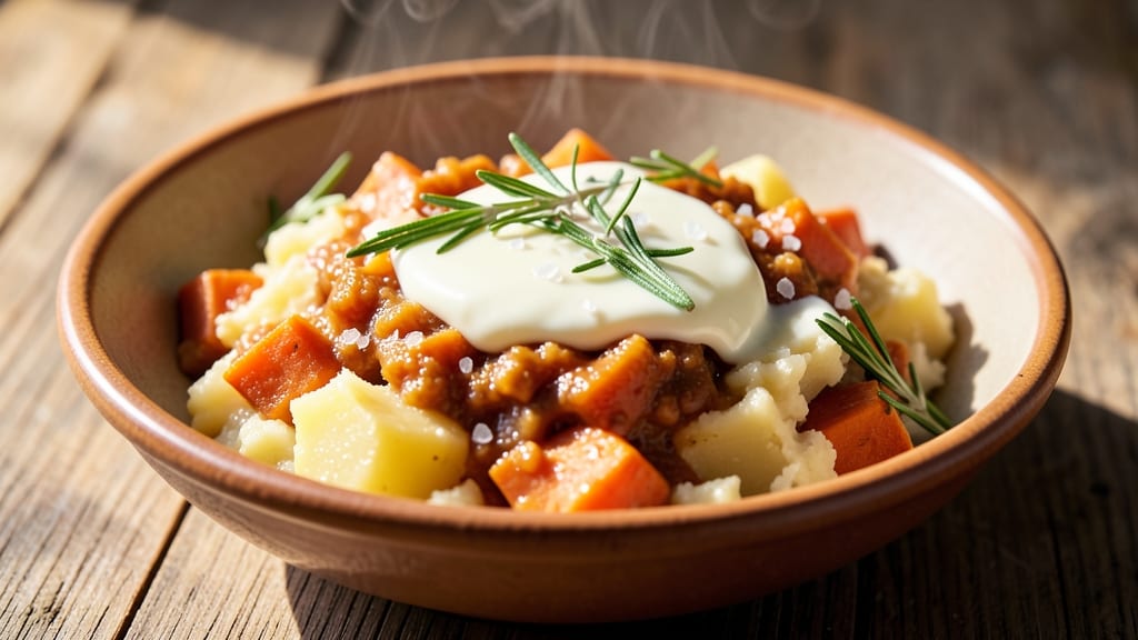 Sweet Potato and White Potato Mash Recipe: Velvety Creaminess With Nutty Warmth