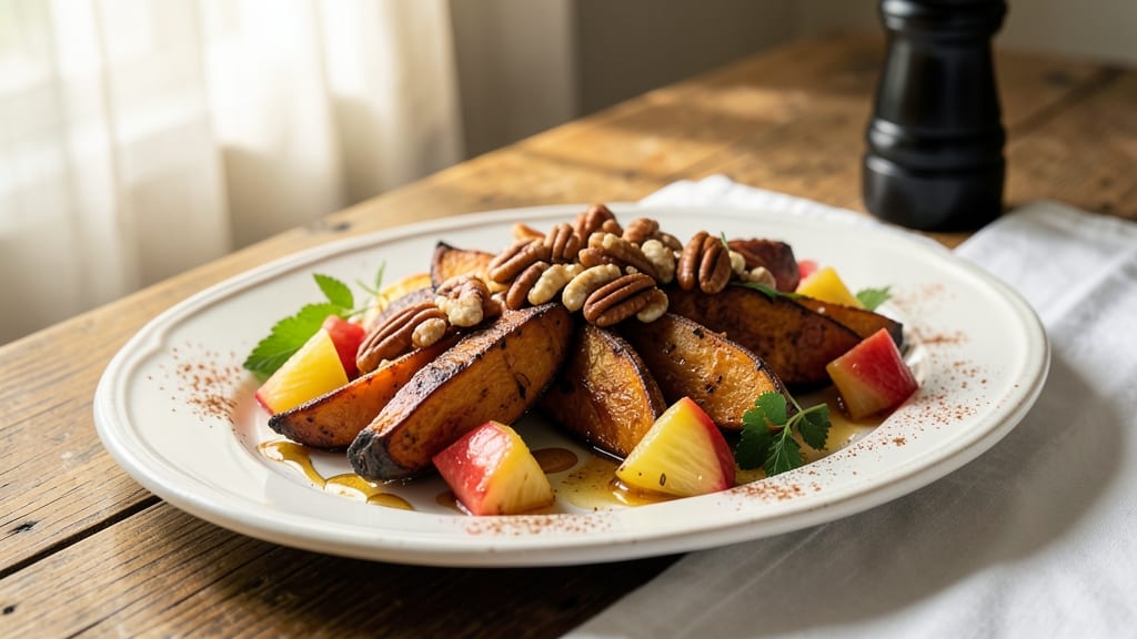 Sweet Potato, Pineapple, and Pecans Recipe: Tropical Caramelized Crunch in One Pan