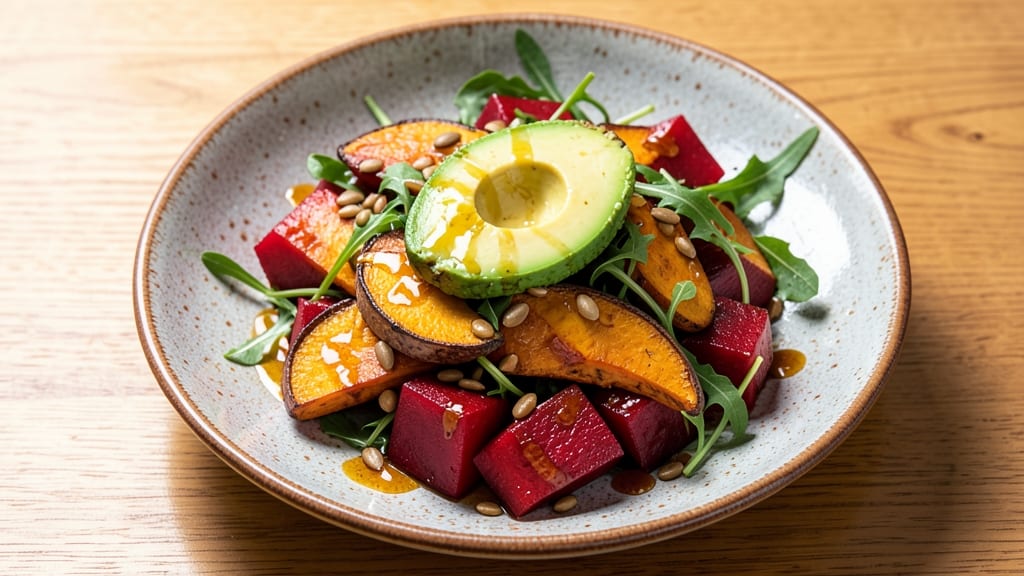 Sweet Potato and Beetroot Salad Recipe: Earthy Sweetness With Citrus Zing